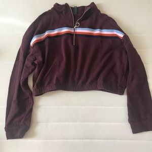 Cropped hoodie